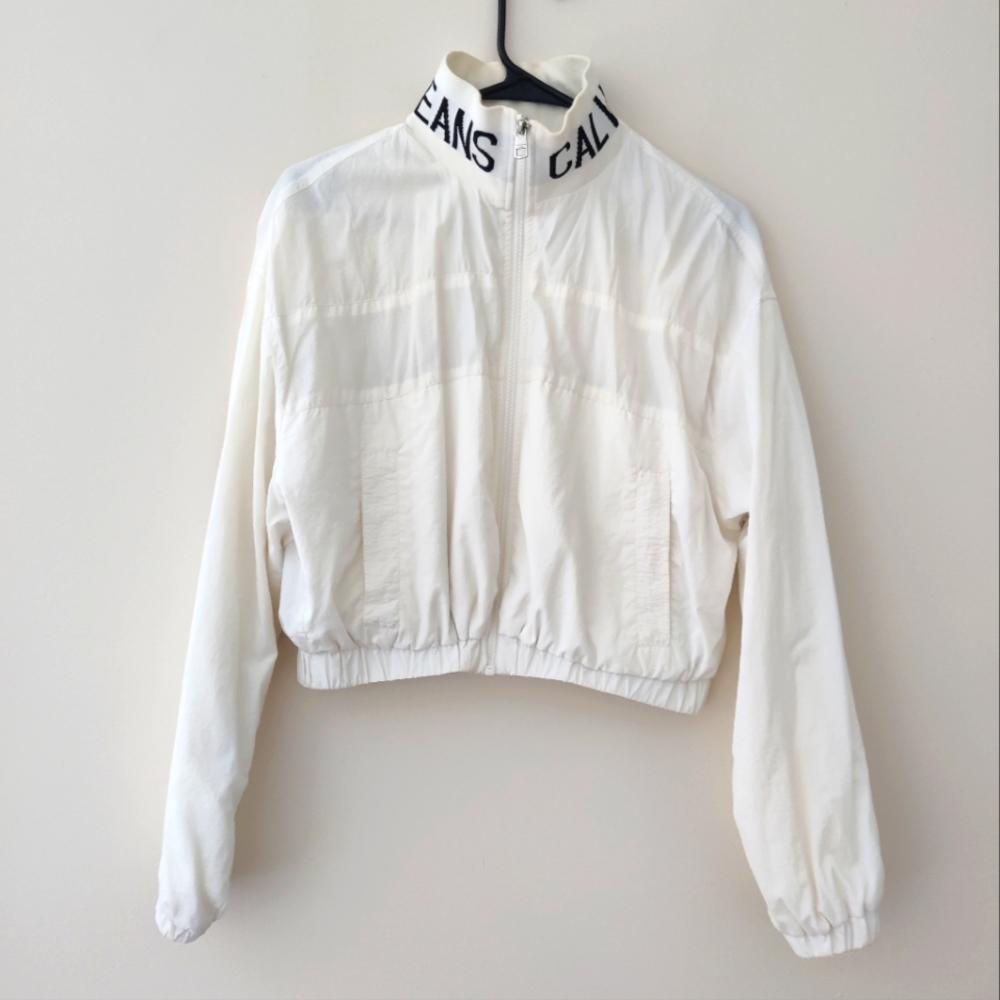 Calvin Klein Crop Windbreaker XS
